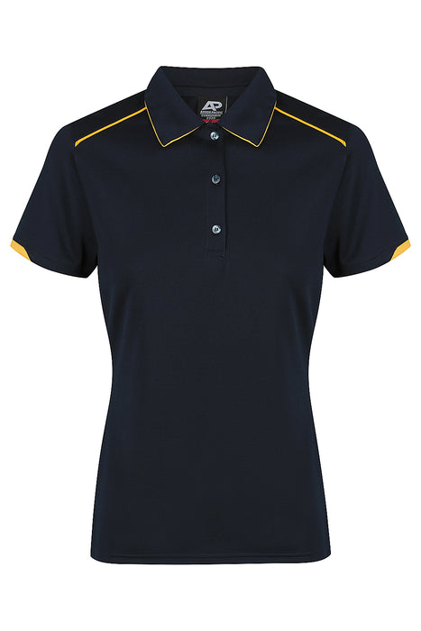CURRUMBIN LADY POLOS - NAVY/GOLD