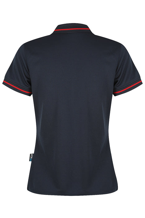 COTTESLOE LADY POLOS - NAVY/RED