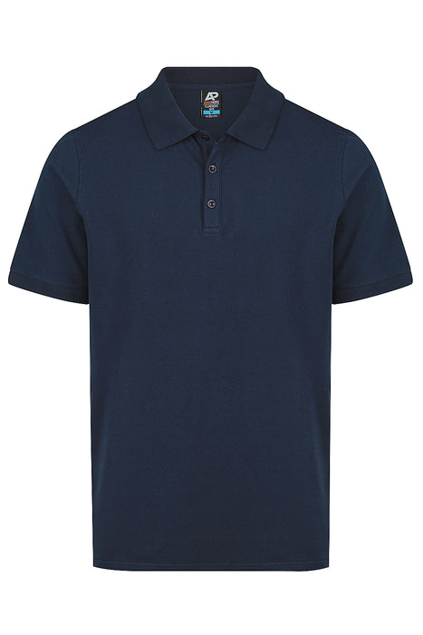 CLAREMONT MENS POLOS - NAVY