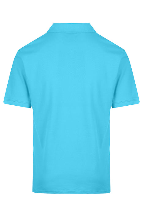 CLAREMONT MENS POLOS - CYAN