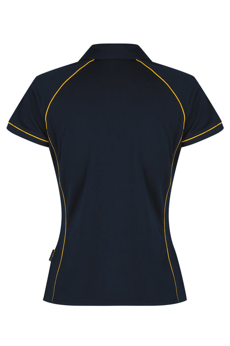 ENDEAVOUR LADY POLOS - NAVY/GOLD