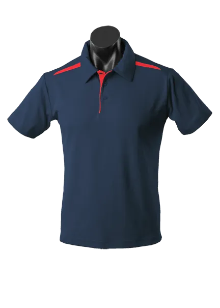 PATERSON DELETED POLO K - NAVY/RED