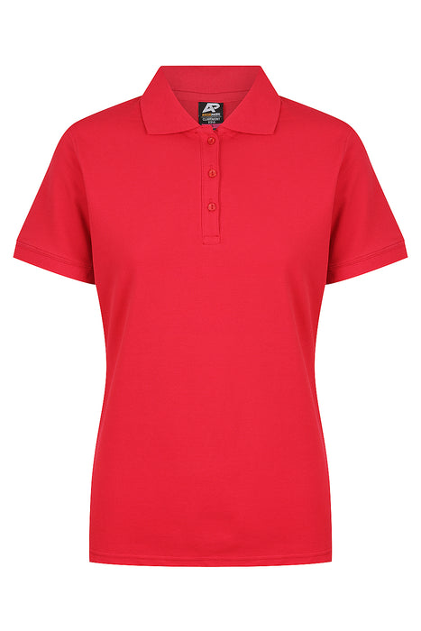 CLAREMONT LADY POLOS - RED