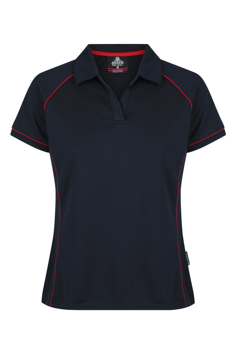 ENDEAVOUR LADY POLOS - NAVY/RED