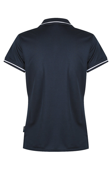 COTTESLOE LADY POLOS - NAVY/WHITE