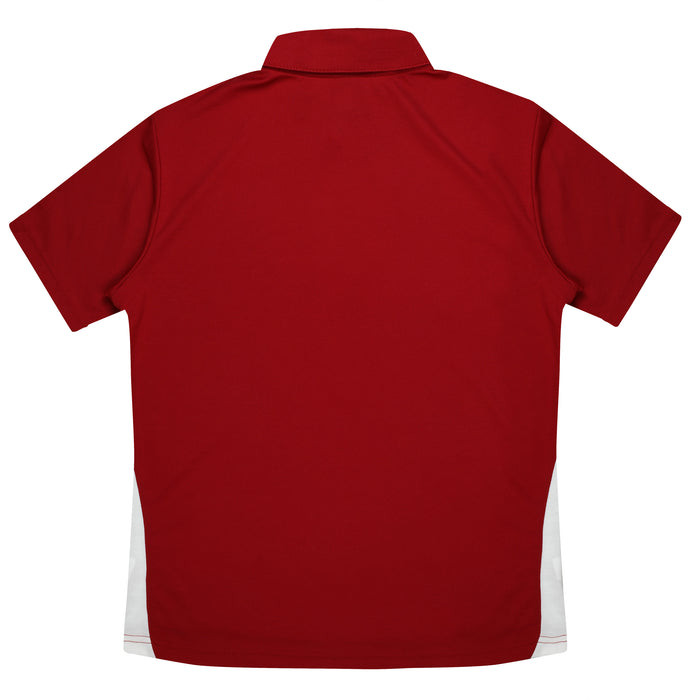 PATERSON KIDS POLOS - RED/WHT