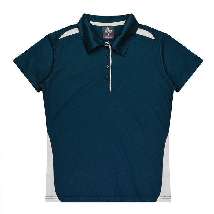 PATERSON LADY POLOS - NAVY/WHT