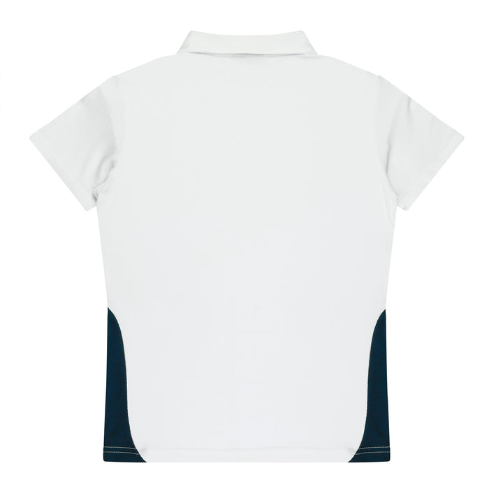 PATERSON LADY POLOS - WHT/NAVY