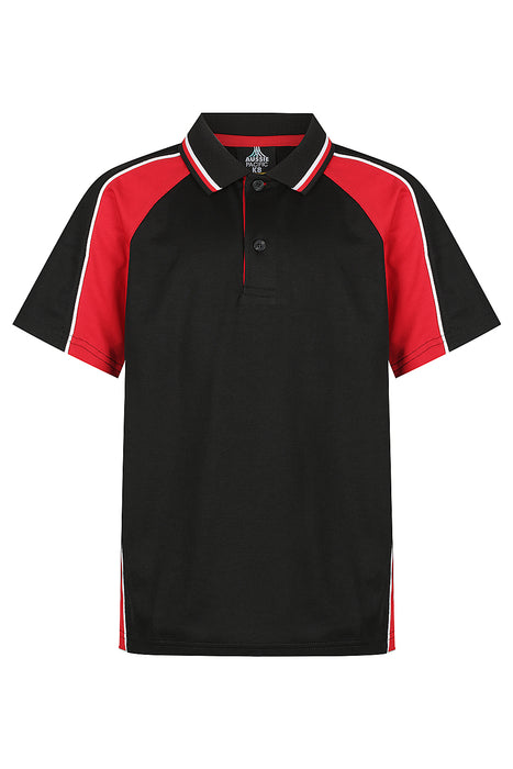PANORAMA KIDS POLOS - BLK/RED/WHT