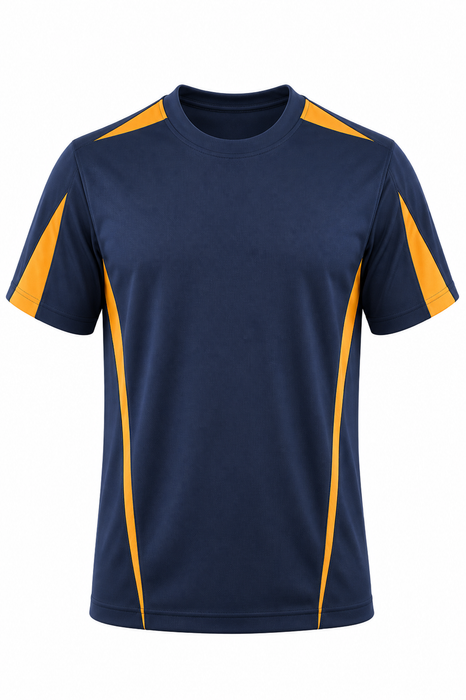EUREKA DELETED TEE K - NAVY/GOLD