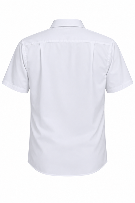 KINGSWOOD MENS SHIRT SHORT SLEEVE - WHITE
