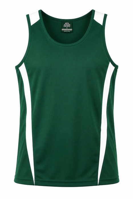 EUREKA DELETED SINGLET M - BOTTLE/WHITE