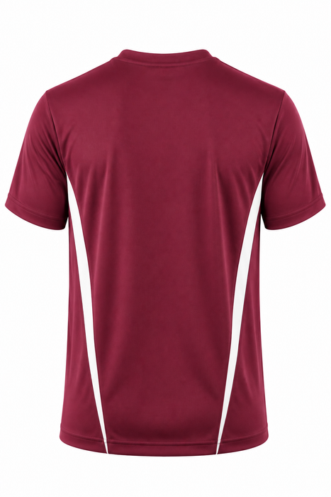 EUREKA DELETED TEE K - MAROON/WHITE