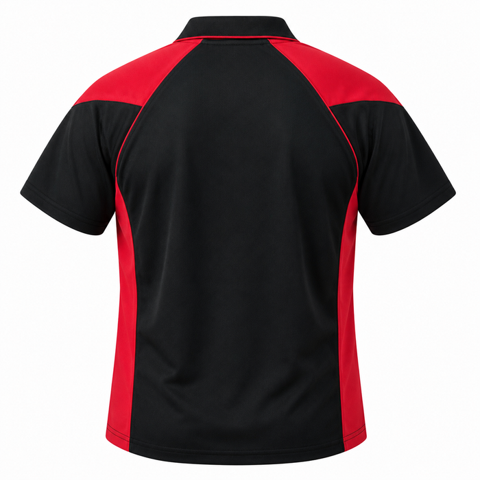 PREMIER DELETED POLO M - BLACK/RED