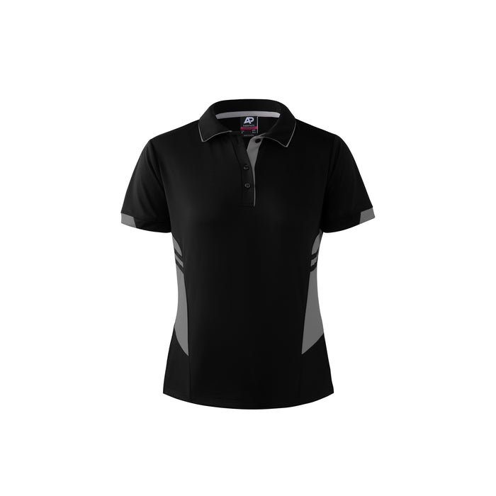 TASMAN LADY POLOS - BLACK/ASHE