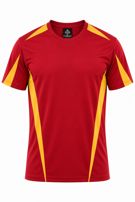 EUREKA DELETED TEE M - RED/GOLD