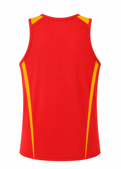 EUREKA DELETED SINGLET M - RED/GOLD