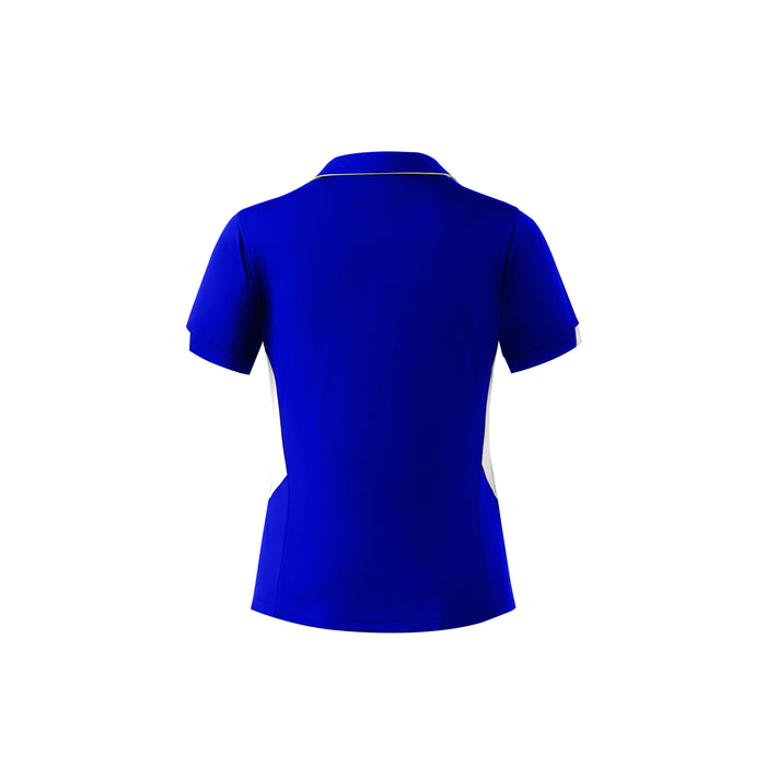 TASMAN LADY POLOS - ROYAL/WHITE