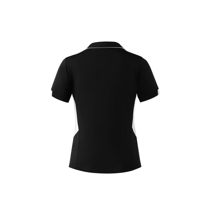 TASMAN LADY POLOS - BLACK/WHITE