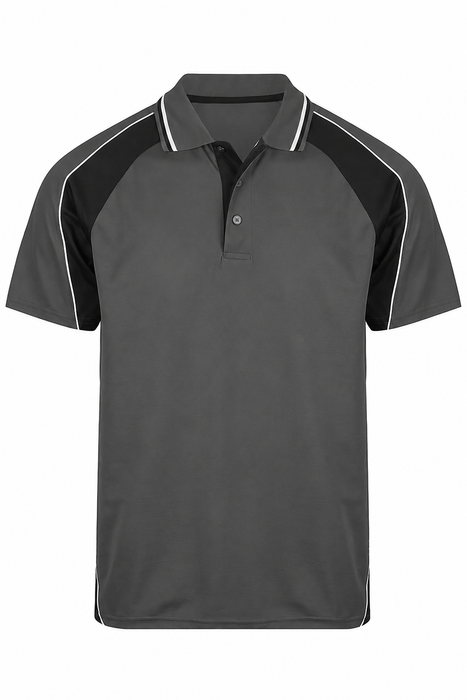 PANORAMA DELETED POLO K - SLA/BLK/WHT