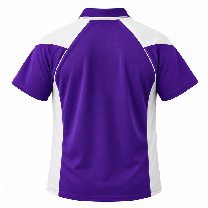 PREMIER DELETED POLO M - PURPLE/WHITE