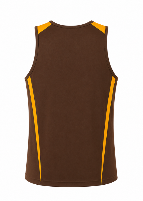 EUREKA DELETED SINGLET M - CHOC/GOLD