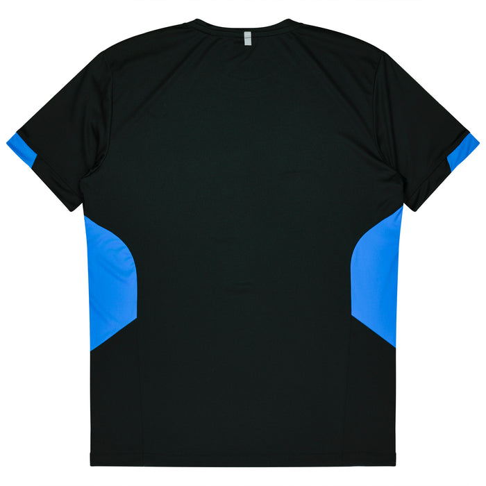 TASMAN KIDS TEES - BLACK/CYAN