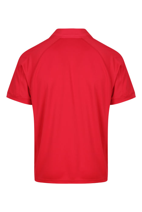 FLINDERS MENS POLOS - RED//WHITE